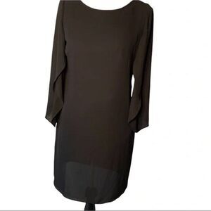 🆕 London Times Angel Sleeve Black Dress size 6